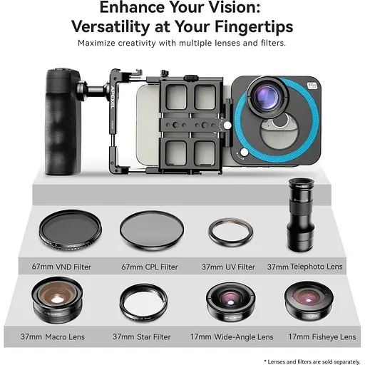 Ріг (клітка) для смартфона Apexel VideoRig 2 Pro APL-VG05CH [134380] - фото 6