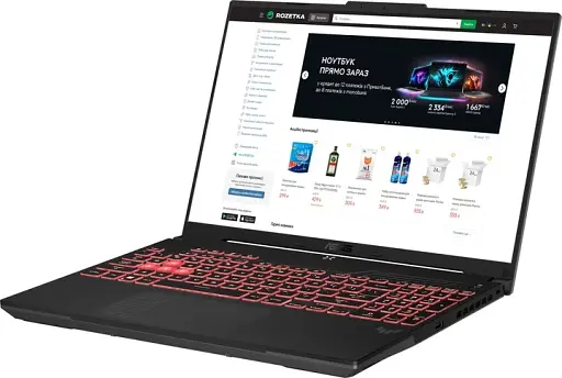 Ноутбук Asus TUF Gaming A16 FA607NUG-RL117 - Ryzen 7-7445HS 16'' 144Hz 16GB 512GB No OS RTX4050 - фото 3