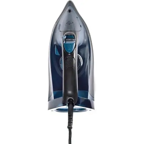 Утюг Holmer HIТ-2538, Black/Blue, 2500W, тефлон, паровой удар 130 г/мин, постоянная подача пара 30 г/мин, вертикальная отпарка, очистка от накипи - фото 4