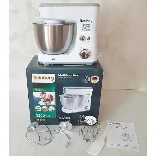 Кухонний комбайн Rainberg Rb-8082 3200 Вт - фото 6