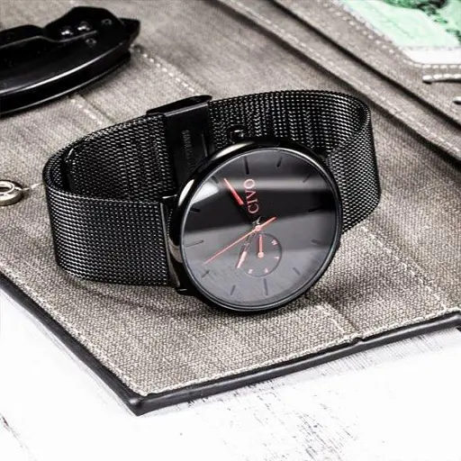 Чоловічий наручний годинник Civo Tower Red - фото 9