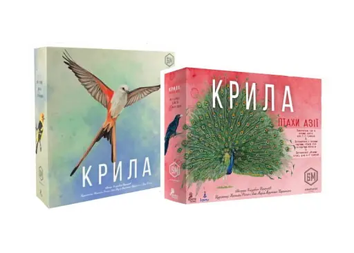 Настільна гра Ігромаг Крила з доповненням Птахи Азії (укр.) (STM910+1.3)