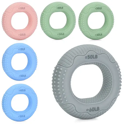 Эспандер кистевой, кольцо, 7 см, MS4677 (в ассортименте) - фото 2