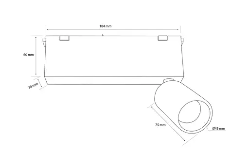 Трековий Світильник MJ-Light Magnet TS-TL7575/7W 4000K - фото 9