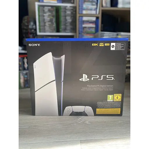 Стационарная игровая приставка Sony Playstation 5 Slim без дисковода + 1 джойстик PS5 для телевизора