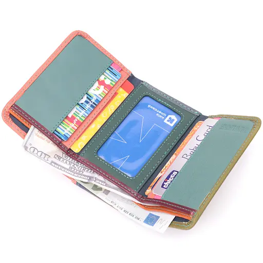 Кожаный женский кошелек ST Leather 11.3х8.5х2 см acs0028430 - фото 4