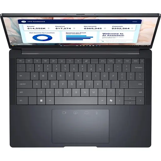 Ноутбук Dell 14 Pro 14 Premium QHD+ OLED Touch/Intel U7-268V/32GB/512SSD/UMA/W11P/Black (BTO208PA14250UA_W11P) - фото 4