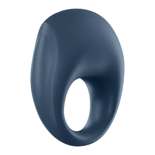 Эрекционное кольцо Satisfyer Strong One Ring Vibrator 7.4 см синий - фото 7