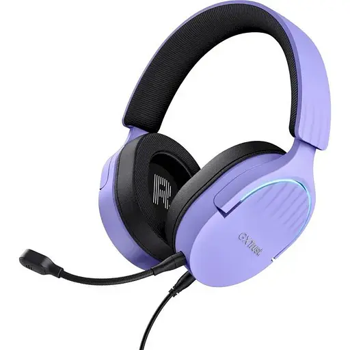 Гарнитура Trust игровая GXT 490 FAYZO 7.1 USB-A 2 м фиолетовая