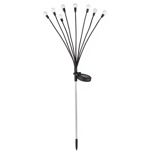 Вуличний світильник Yiwu ґрунтовий декоративний 8 LED із сонячною панеллю 2 штуки в наборі для саду кемпінгу світлодіодний HP-L-10 - фото 1