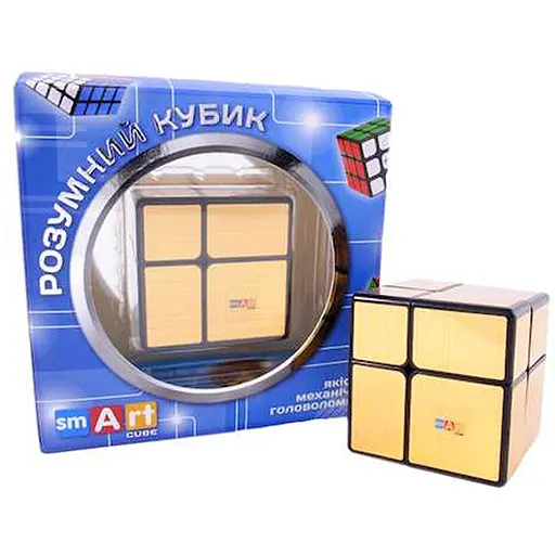 Розумний кубик Smart Cube 2х2 дзеркальний золотий (SC370) - фото 1