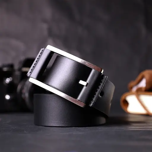 Ремінь шкіряний Grande Pelle чоловічий 3,4х120 см acs0026894 - фото 8