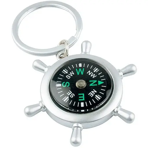 Брелок Munkees Rudder Compass Steel