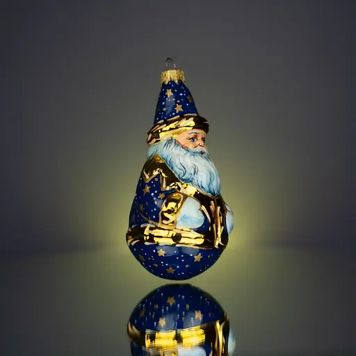 Ялинкова прикраса Різдвяні історії Зірковий чарівник скло (4820001155181) - фото 3