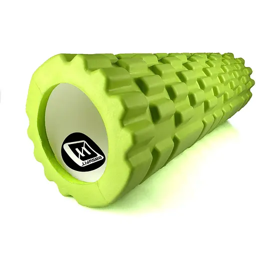 Массажный роллер EasyFit Grid Roller Mini 30 см салатовый (EF-2017-GN) - фото 1