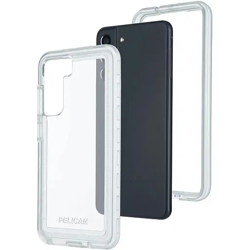 Противоударный чехол с клипсой Pelican Voyager Samsung Galaxy S21 FE 5G (6.4 ) Clear аналог OtterBox Defender - фото 9