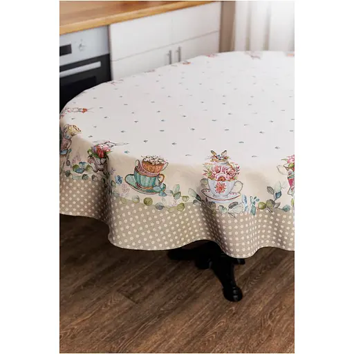 Скатерть Прованс Очарование овальная гобелен 135х180 см (44016) - фото 3