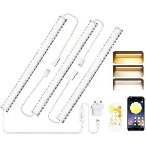 Кухонний світильник Daymeet Under Cabinet ультратонкий з регульованою яскравістю 30 см кольоровий