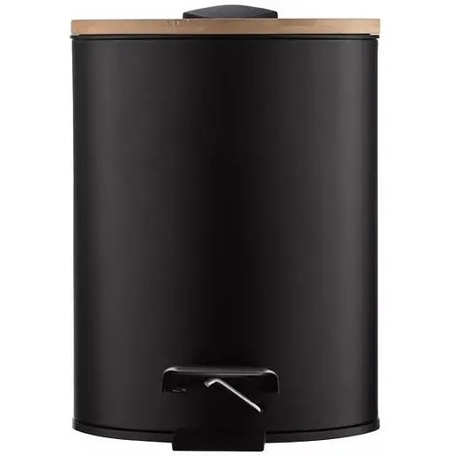 Відро для сміття Ardesto Minimalism з педаллю 3 л чорне (ARHB3601BB) - фото 4