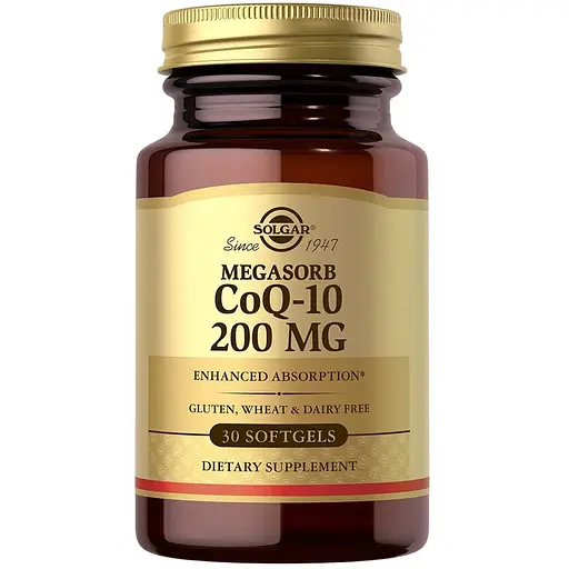 Коензим Q10 Solgar Megasorb CoQ-10 200 мг 30 капсул