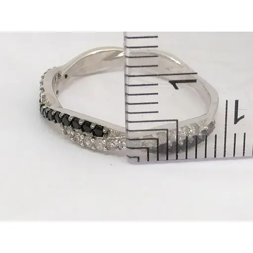 Срібне кільце Qvaliz з фіанітами. 901-00322 17 - фото 5