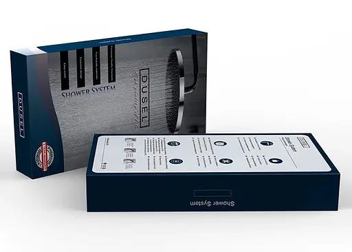 Душова система Dusel Milton Black (233440000), Чорний матовий - фото 7