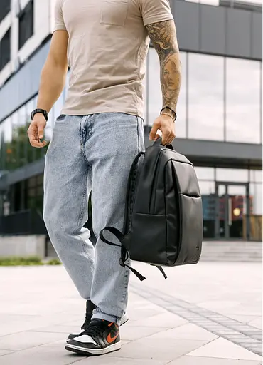 Мужской рюкзак Sambag ZARD Х черный 40 х 28 х 14 см (25428001m) - фото 3