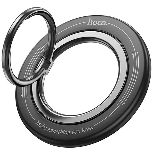 Магнітний тримач для телефону Hoco GH3 Enjoy Black - фото 3