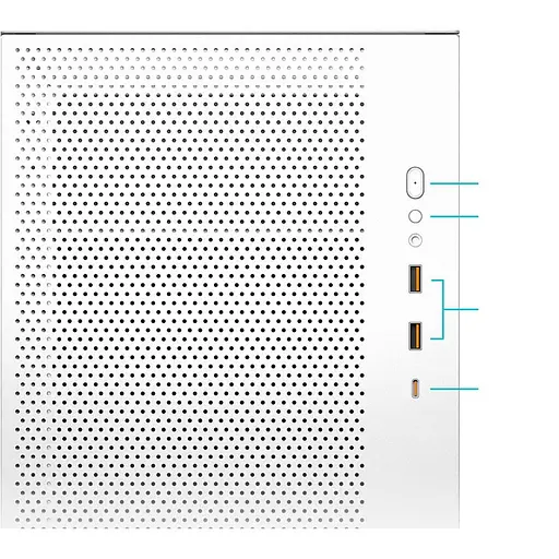 Корпус FSP CMT580W без блока питания, белый (CMT580W) - фото 8