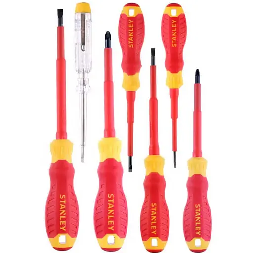 Набір викруток електрика Stanley FatMax VDE1000V ізольованих 7 шт. (STHT60031-0) - фото 2