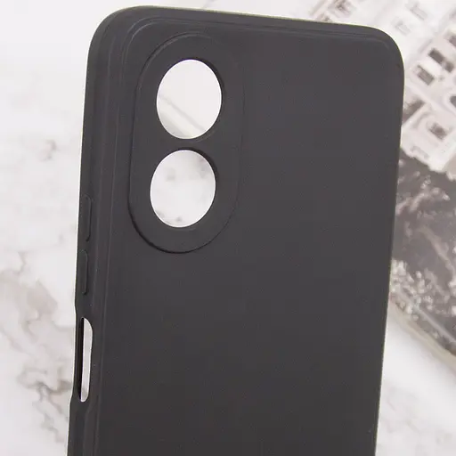 Силіконовий чохол Candy Full Camera для Oo A78 4G Чорний / Black - фото 5