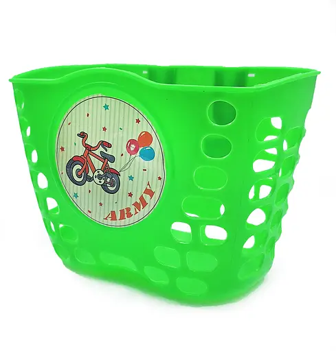 Корзина на детский велосипед / самокат 19 мм зеленый (G0001041)