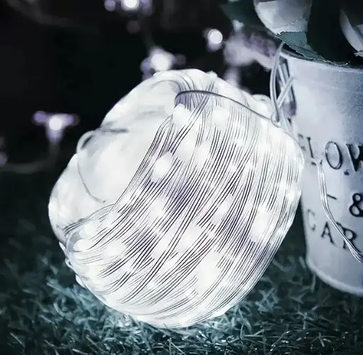 Гірлянда світлодіодна 300 LED великі краплі 30 м, будинок/вулиця білий, 8 режимів - фото 2