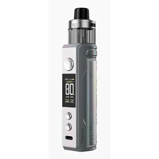 Электронная сигарета под-система VooPoo Drag X2 80W Pod with PnP X DTL Cartridge 5ml Kit Colorful Silver (15856) - фото 2