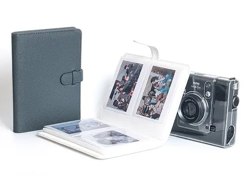 Фотоальбом для Fujifilm Instax Wide 100, 200, 210, 300, 400, Link Wide Wide EVO Polaroid 600 на 80 фото сірий  - фото 3