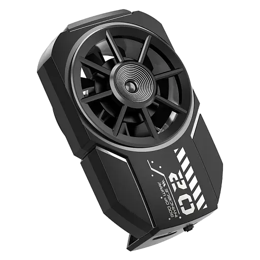 Кулер активне охолодження для телефону / планшета Memo FLA2 шириною до 104 мм з акумулятором Black (18528) - фото 2