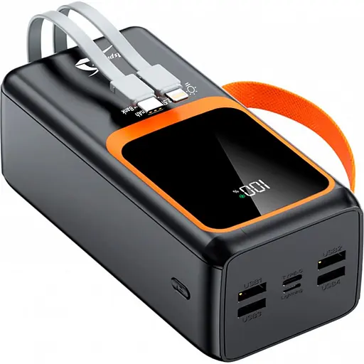 Павербанк Aspiring Black-orange 40 000 mAh / 22.5 Вт (PPLH.L04) - фото 2
