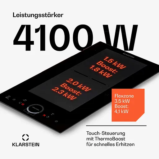 Индукционная варочная поверхность Klarstein Delicatessa Slim Черный (10033015) - фото 5