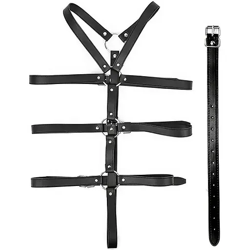 Комплект для BDSM для зв'язування Чорний K000161