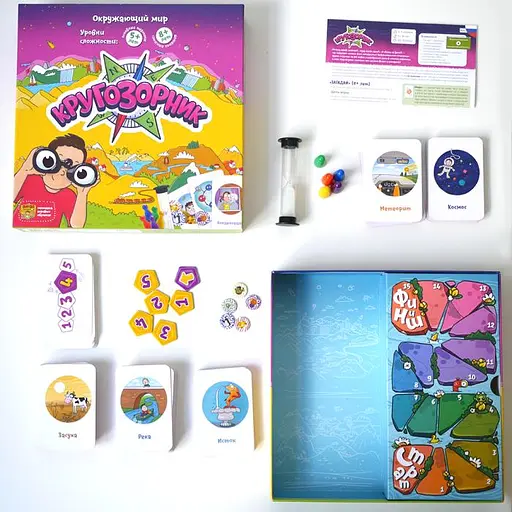 Настільна гра Банда розумників Кругозірник (великий) (рос.) (УМ158-01) - фото 2