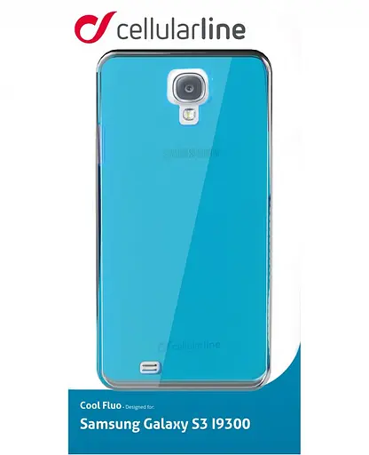 Накладка чохол бампер Samsung i9500 Galaxy S4 панель (Блакитна) - фото 2