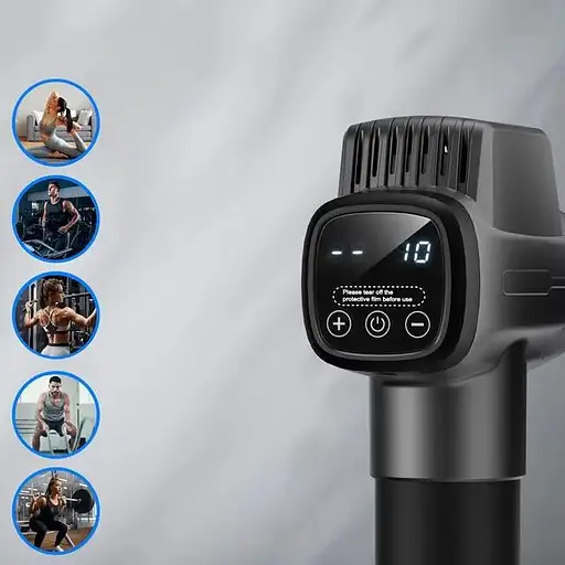 Массажер перкуссионный ручной для тела Naipo NPMGUN-006 RU - фото 4