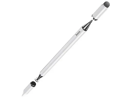 Стилус Hoco GM111 Cool dynamic series 3-in-1 passive universal capacitive pen білий - фото 1