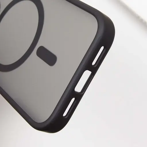 Чохол Epik TPU+PC Metal Buttons with MagSafe для Apple iPhone 16 Pro Max 6.9 Чорний - фото 5