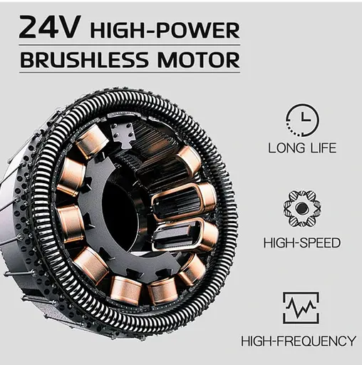 Ударный массажер триггерных точек Phoenix A2 Пистолет массажный 2400mAh 3 скорости 6 насадок - фото 8