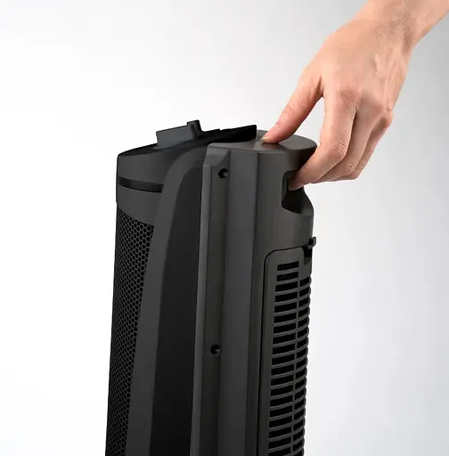 Тепловентилятор BLACK+DECKER 2,0 кВт, площадь обогрева 20 кв.м., напольный, черный (BXSH2002E) - фото 11