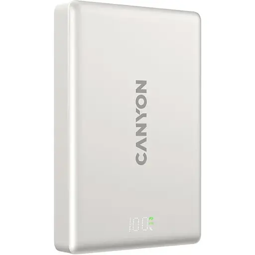 Павербанк Canyon Magnetic Gray 10 000 mAh / 20 Вт (CNS-CPB511G) - фото 1