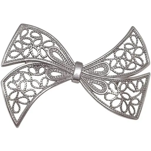 Срібна брошка Ірій Бантик. 9525