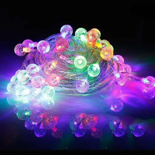 Гірлянда електрична "Кульки об'ємні" RJ-16 LED 20 лампочок, мультиколір 3,5 м - фото 2