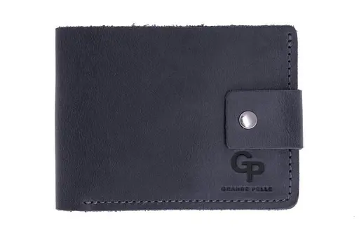 Мужской кожаный кошелек Grande Pelle 11.5х9х1.5 см acs0029269 - фото 1